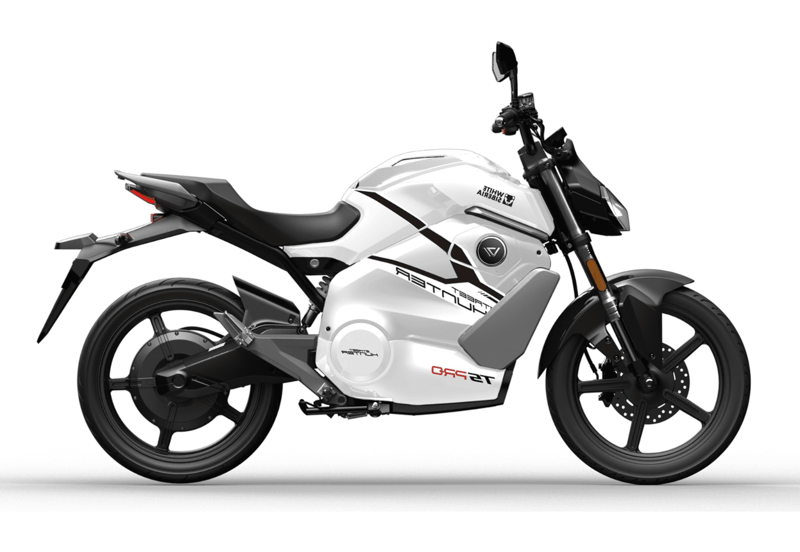 Электромотоцикл WHITE SIBERIA SUPER SOCO STREET HUNTER PRO (Белый)