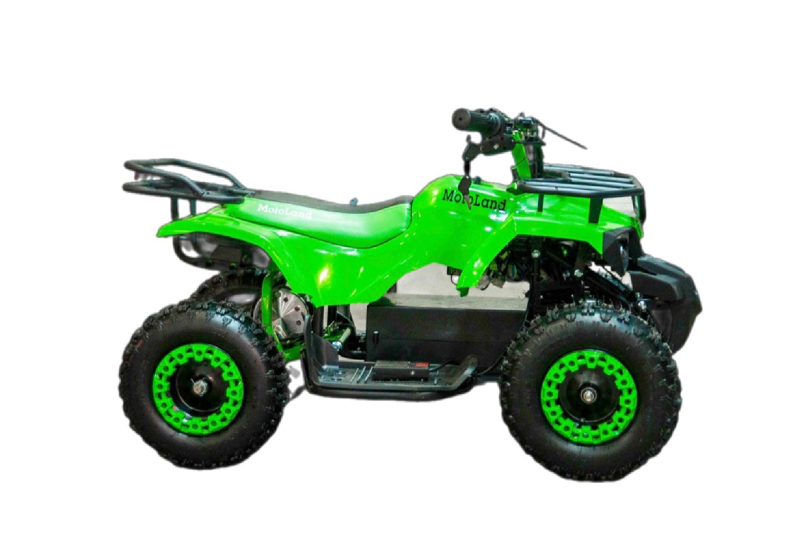 Квадроцикл Motoland (игрушка) ATV E008 800Вт (2021 г.) зеленый