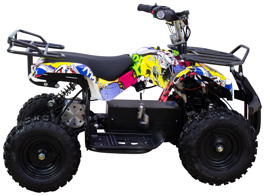 Детский квадроцикл ATV Classic 800w электрический Желтый (хип-хоп)