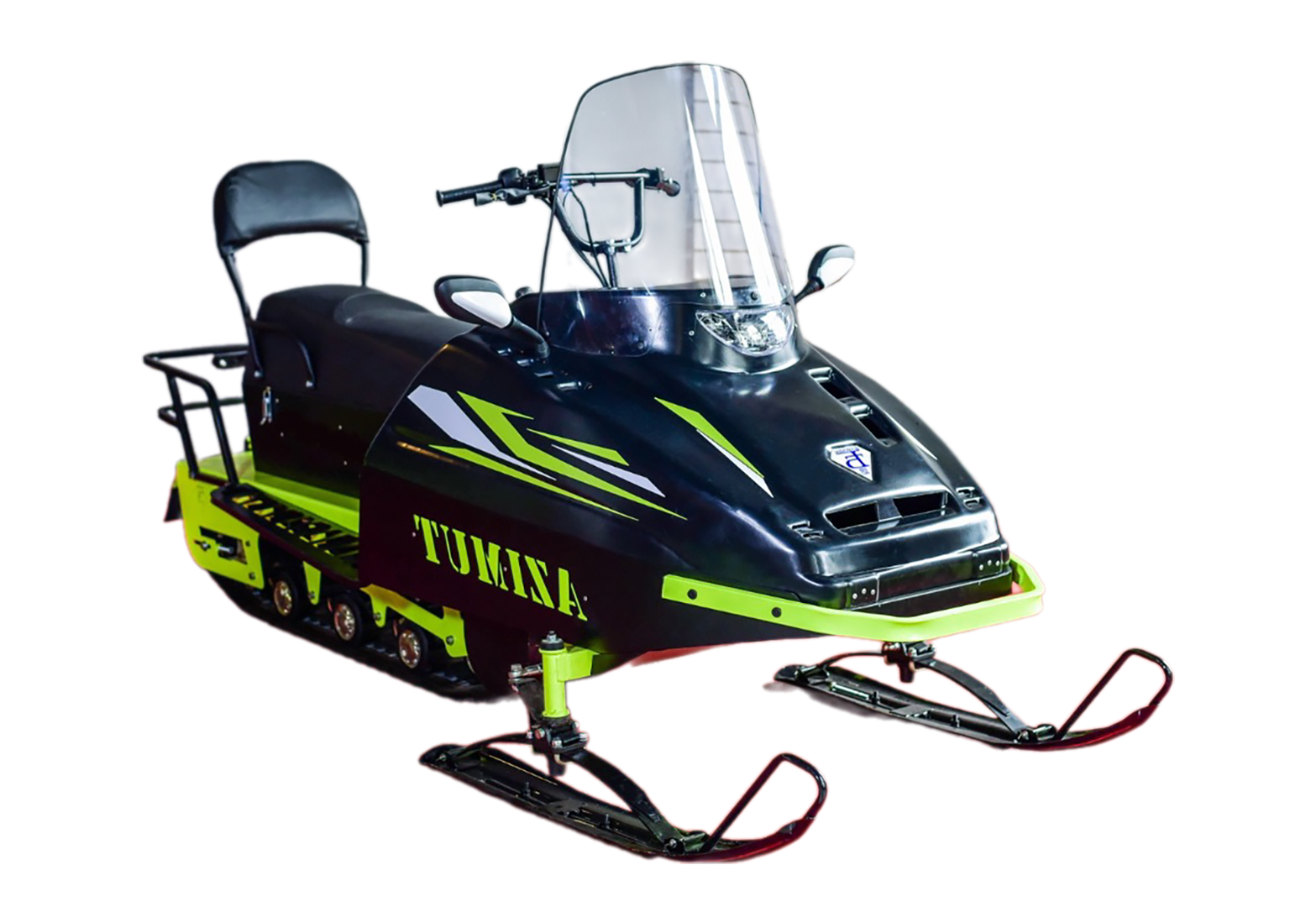 Миниснегоход Бурлак Азимут CS 20 лс, эл.запуск, черный