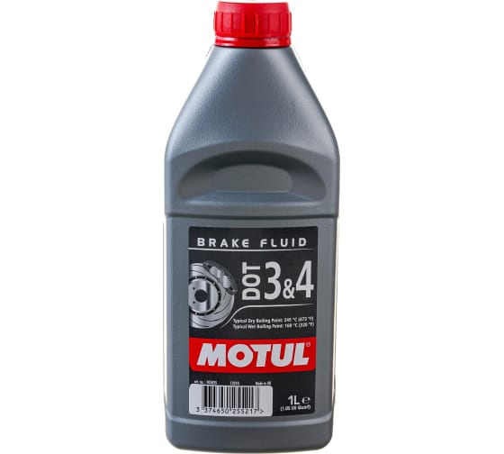 Тормозная жидкость Motul DOT 3&4 Brake Fluid FL 1л.