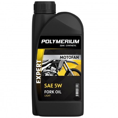Масло вилочное POLYMERIUM MOTOFAN FORK OIL EXPERT LIGHT 5W 1L