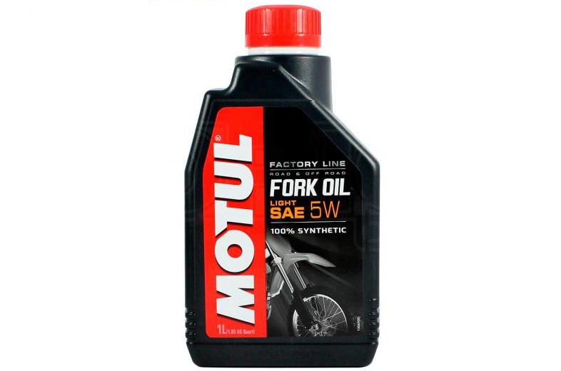 Масло для вилок Motul Fork Oil Factory Line Light 5W 100% Ester 1л  (арт.101130)