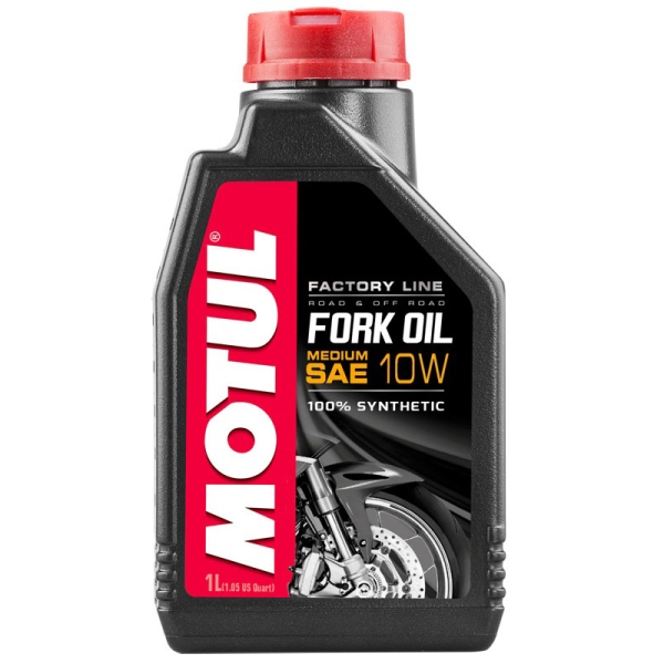 Масло для вилок Motul Fork Oil Factory Line Medium 10W 100% Ester 1л  (арт.101125)