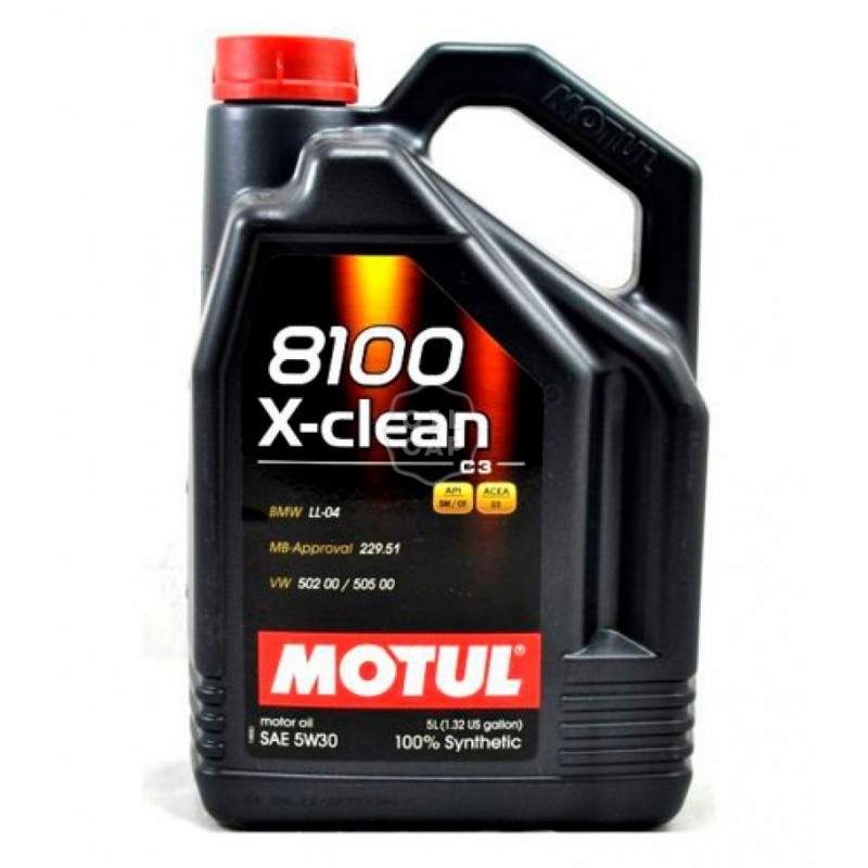 Масло MOTUL 8100 X-clean 5W30 5л