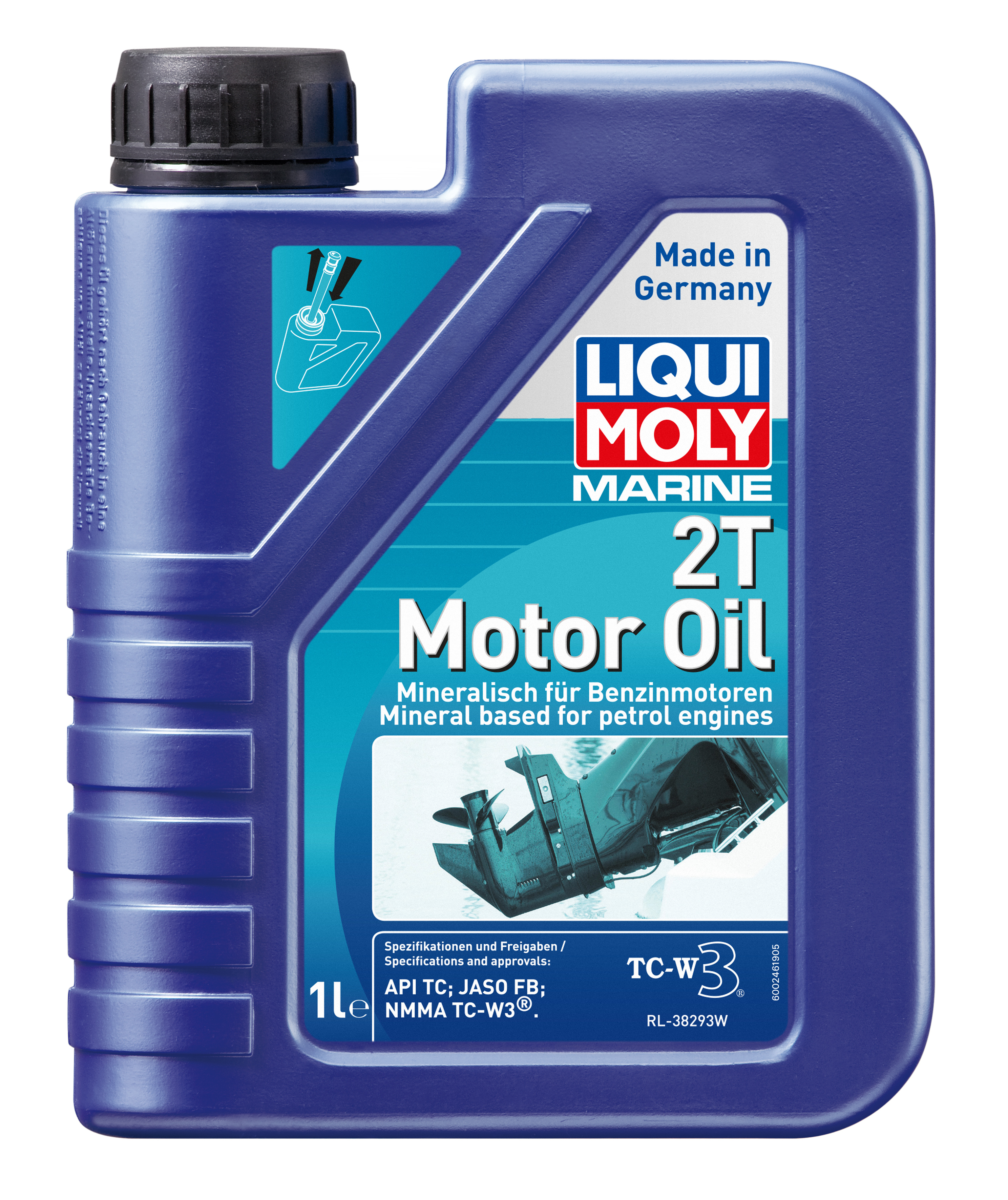 Масло Liqui Moly 2t Marine Motor (мин) 1л (25019)