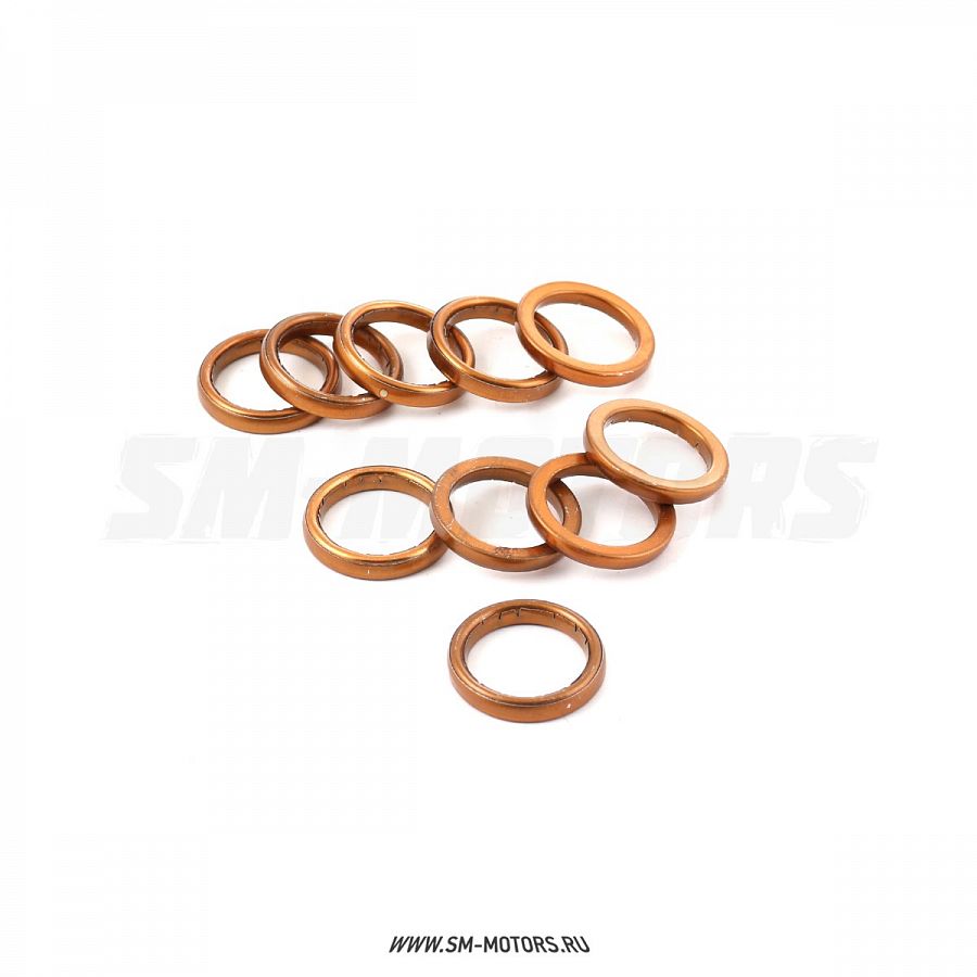 Прокладка глушителя питбайк d-25 D-32,5 L-5 мм (упак. 10 шт) SM-PARTS