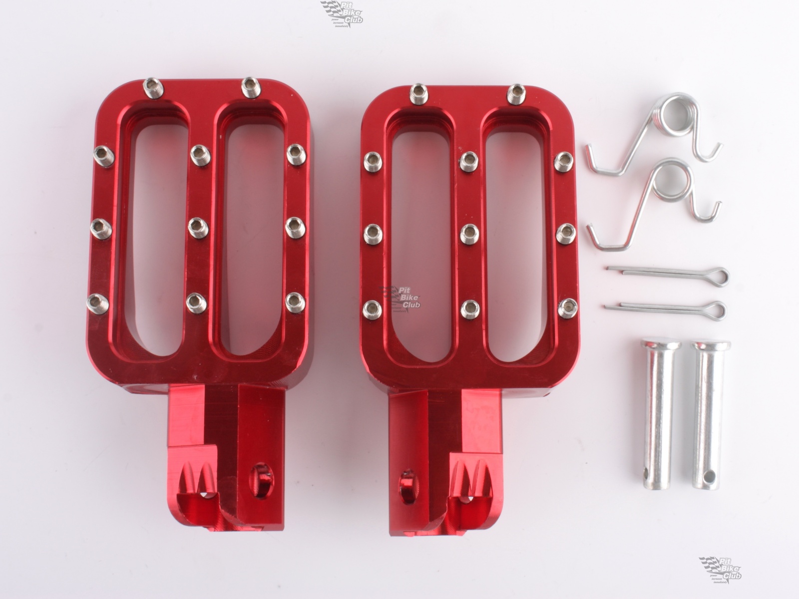 Подножки водителя CNC красные