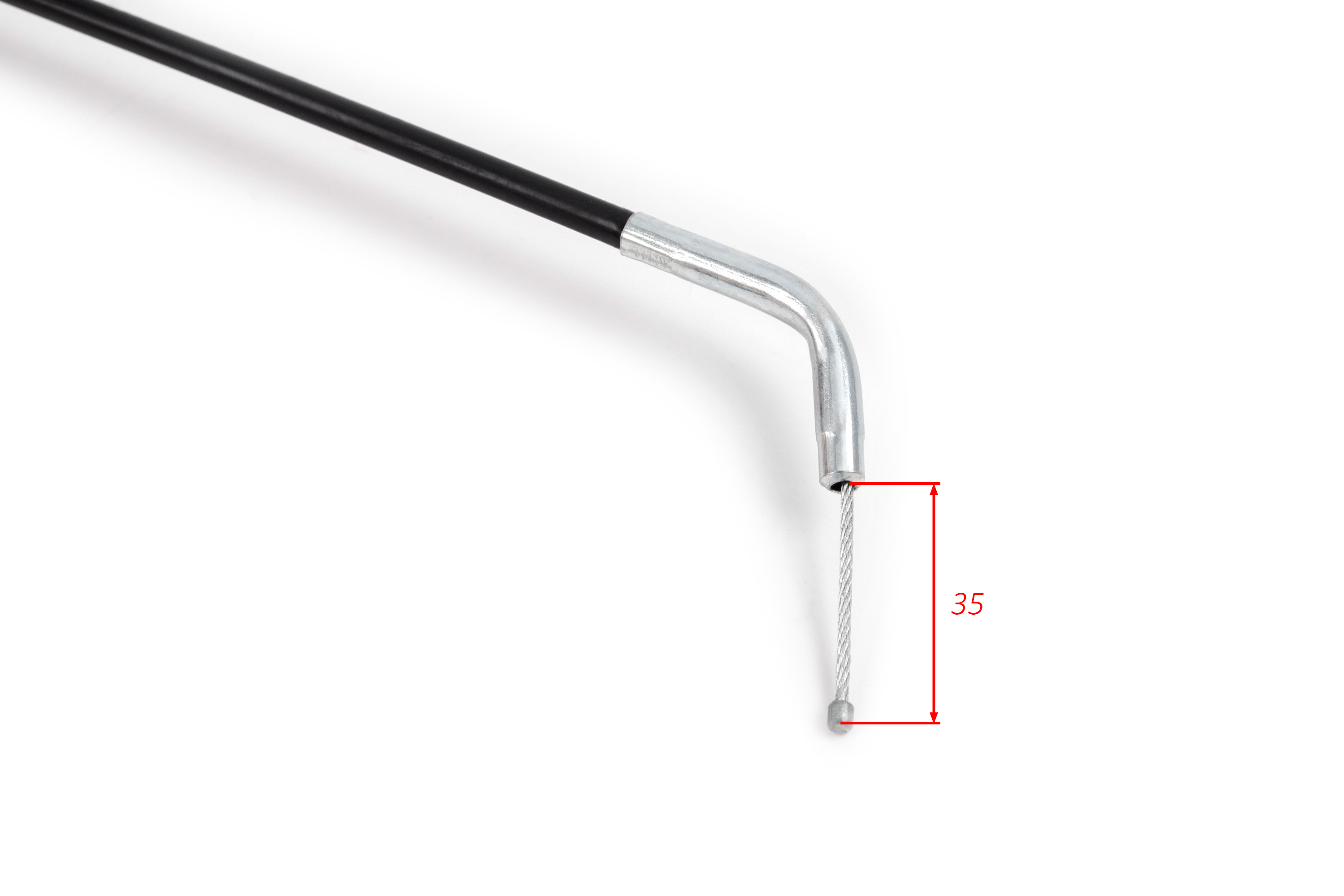 Трос обогатителя 900мм+35мм угловой