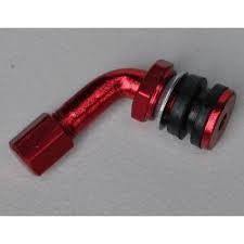 Вентиль бескамерной покрышки 90 град. CNC (красный)  TW