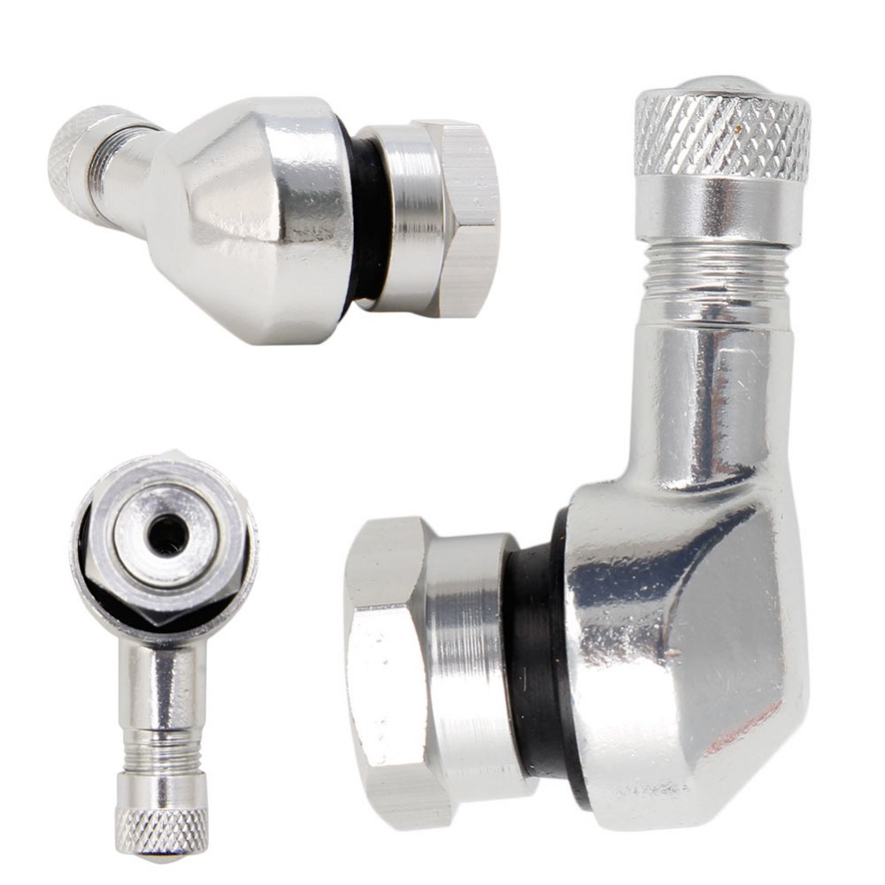 Вентиль бескамерной покрышки 90 град. CNC (хром)  TW