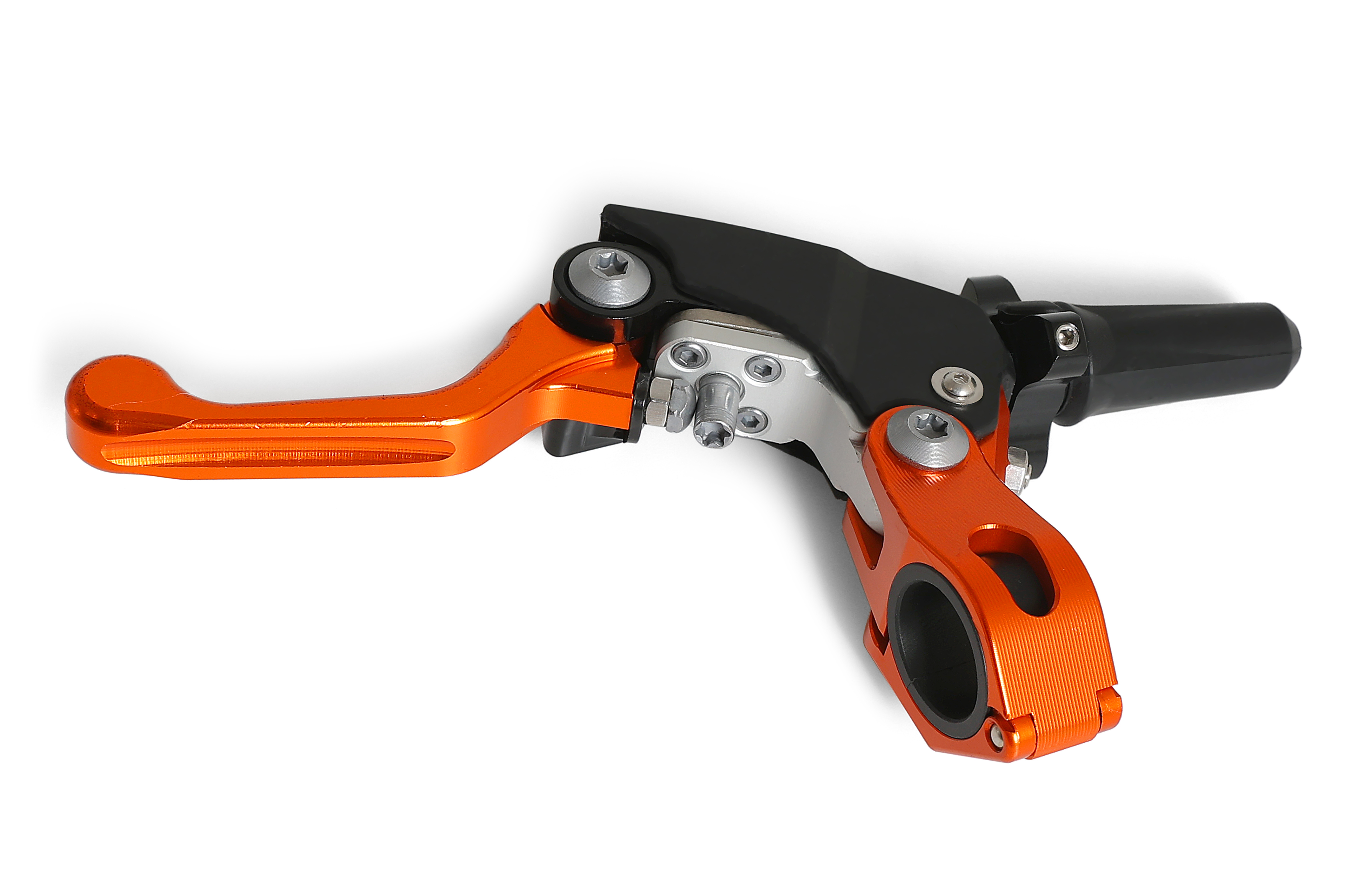 Рычаг алюминий сцепления короткий CNC оранжевый