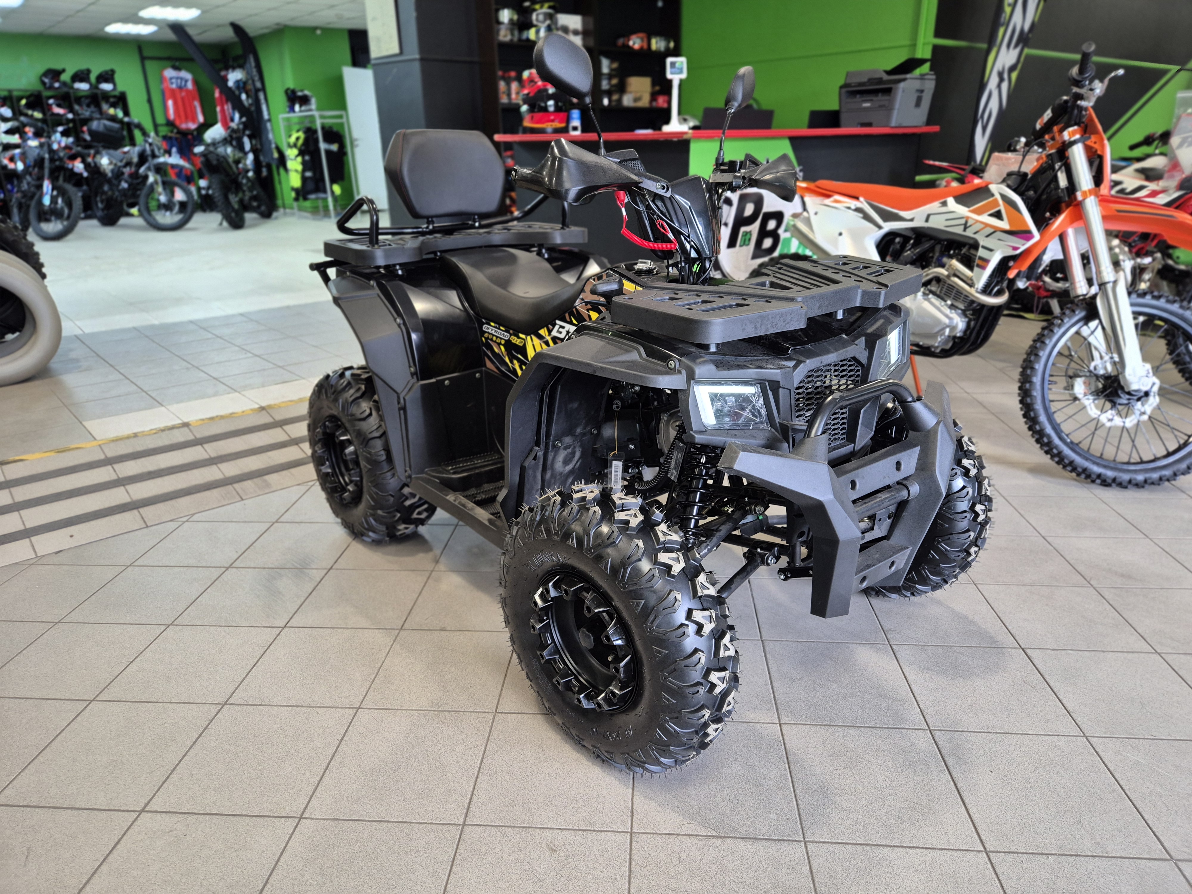 Квадроцикл BRZ Barkhan 200 Pro Серый