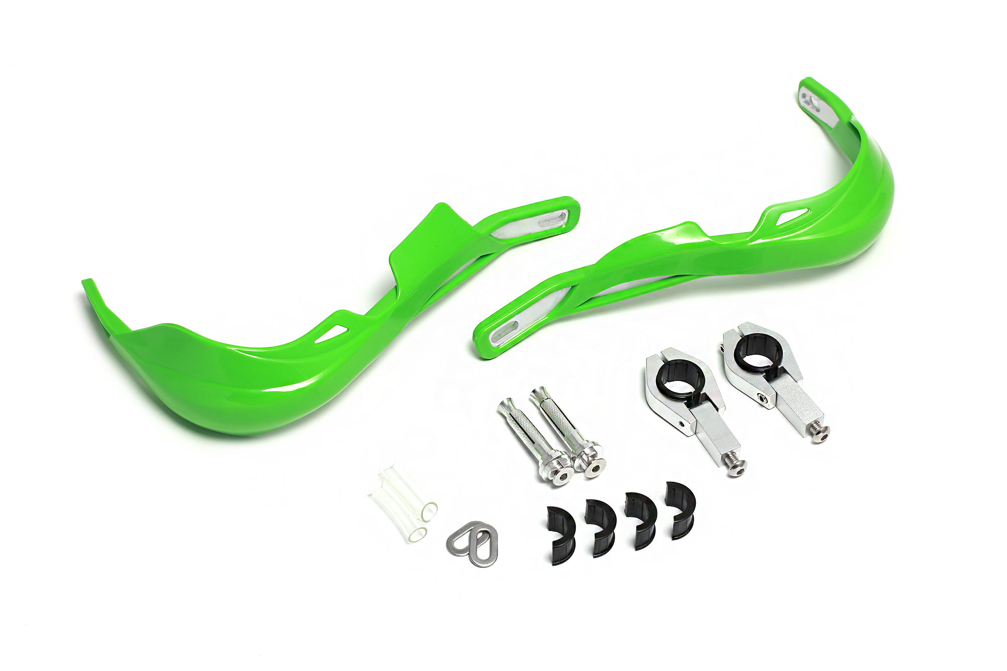 Защита рук эндуро мотоцикла HP03 28mm (армированные, пара) OTOM зеленые