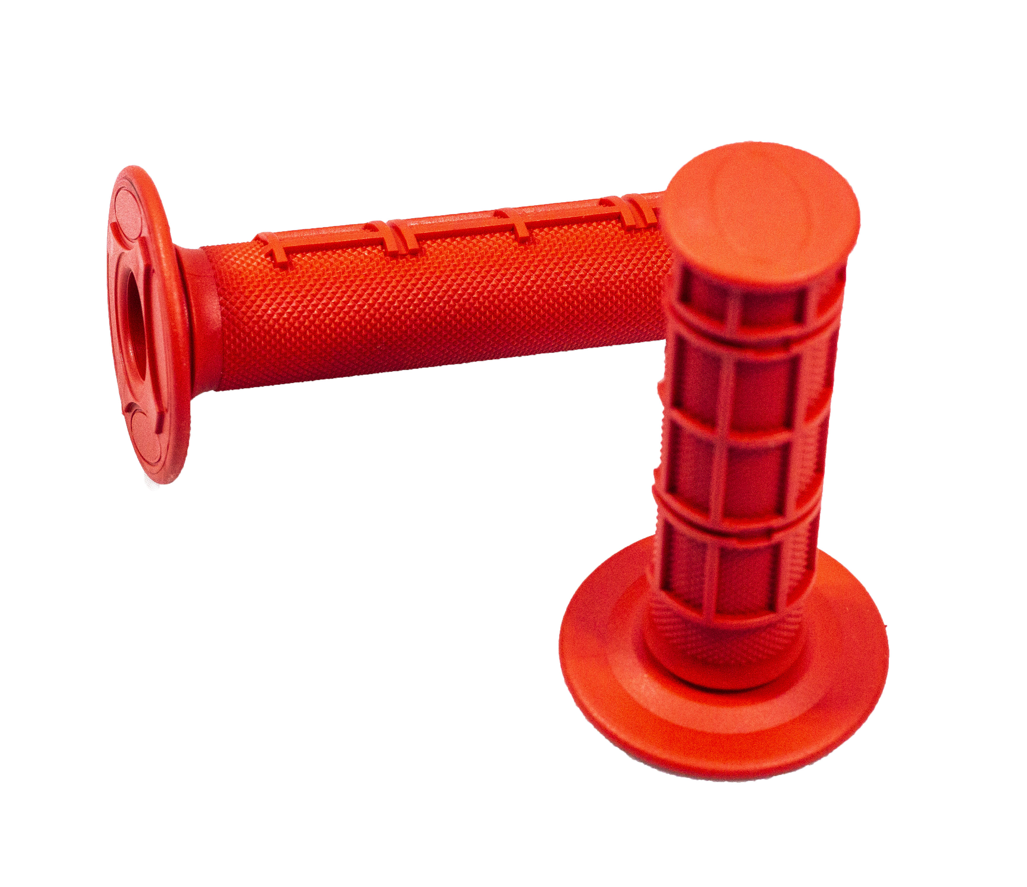 Грипсы универсальные для эндуро мотоцикла и питбайка MX красные