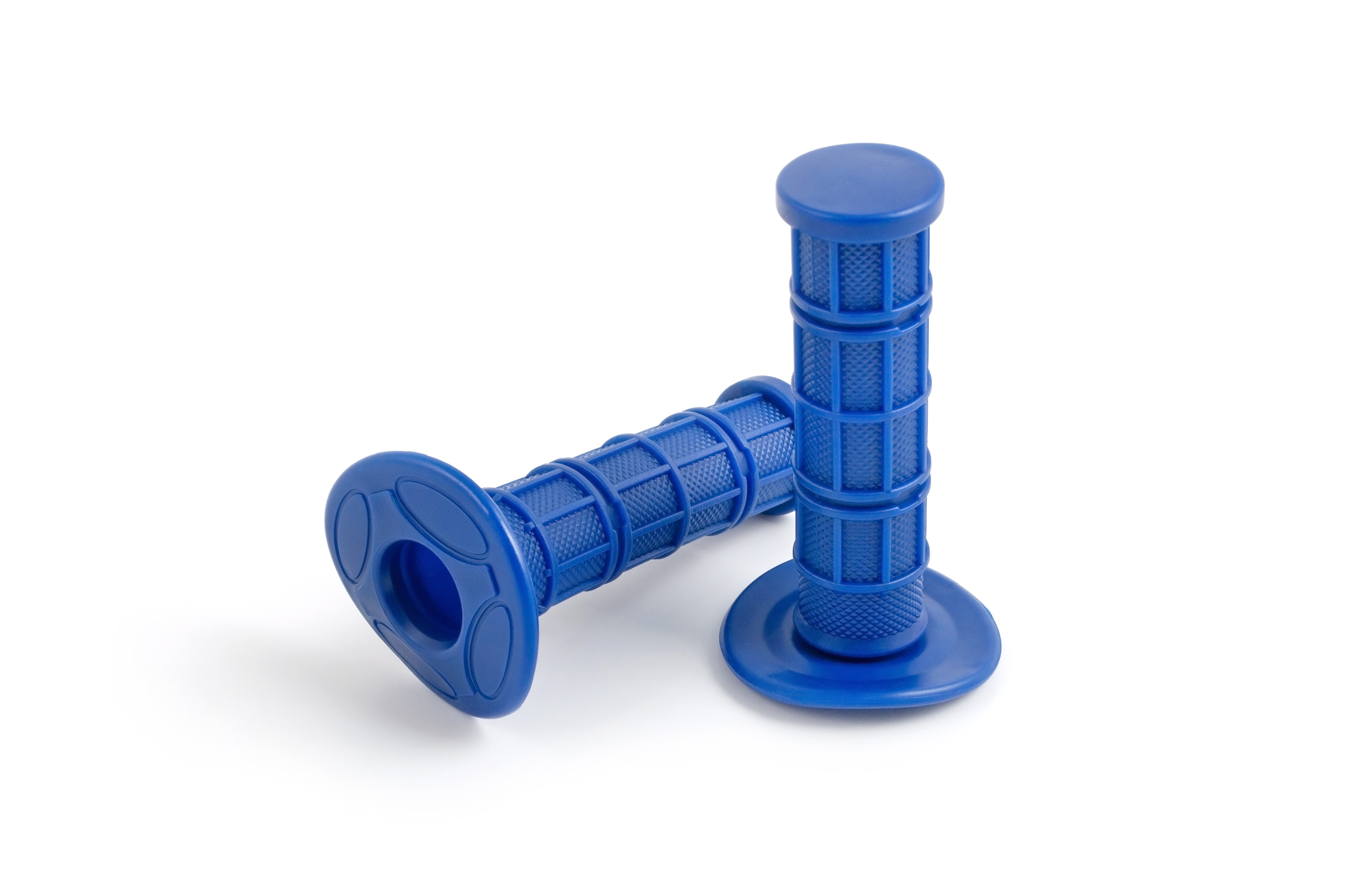 Грипсы универсальные для эндуро мотоцикла и питбайка MX синие