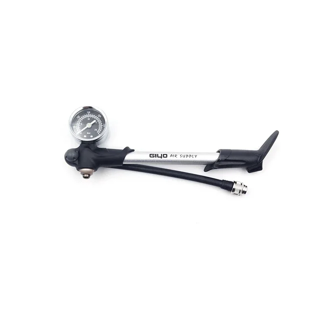 Насос высокого давления для прокачки амортизатора, колес (серебристый)