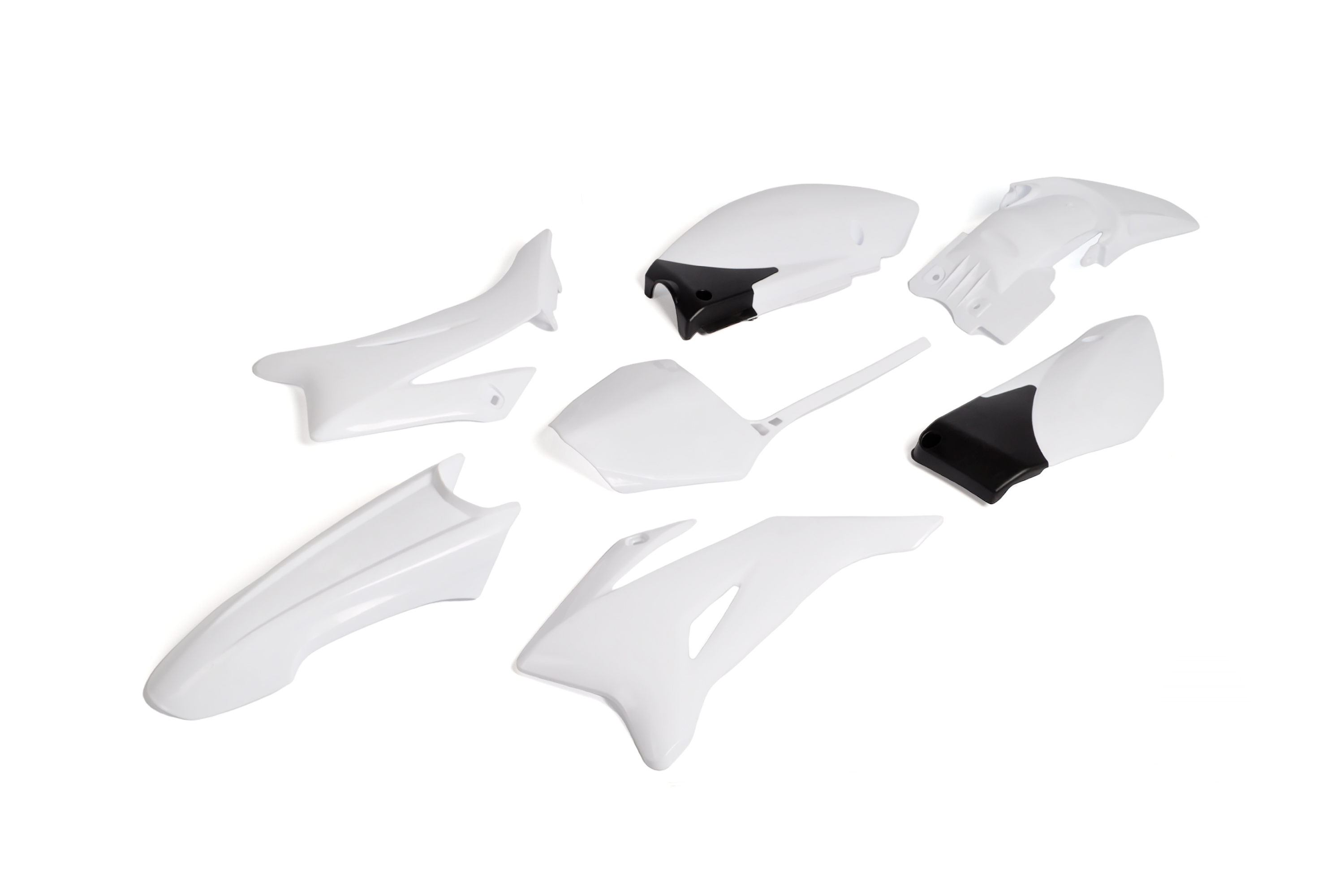 Комплект пластика для питбайка (тип TTR) белый
