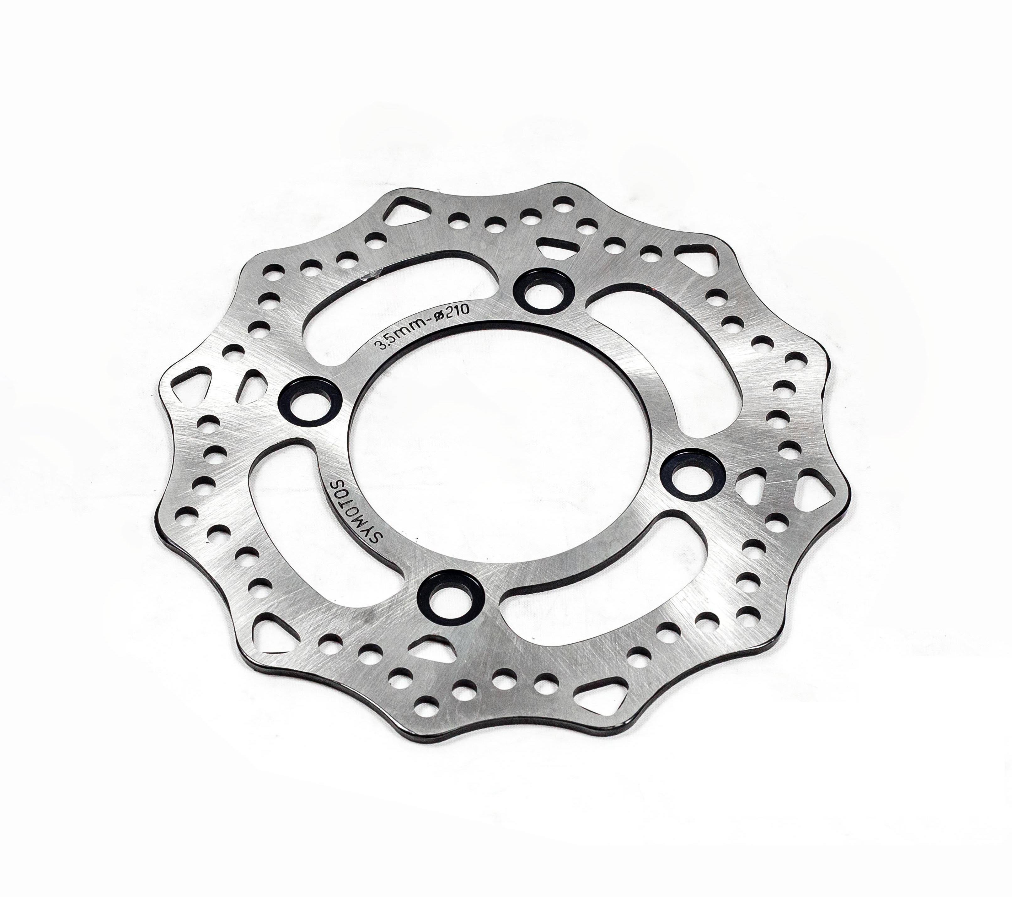 Диск тормозной фигурный для питбайка (210мм)