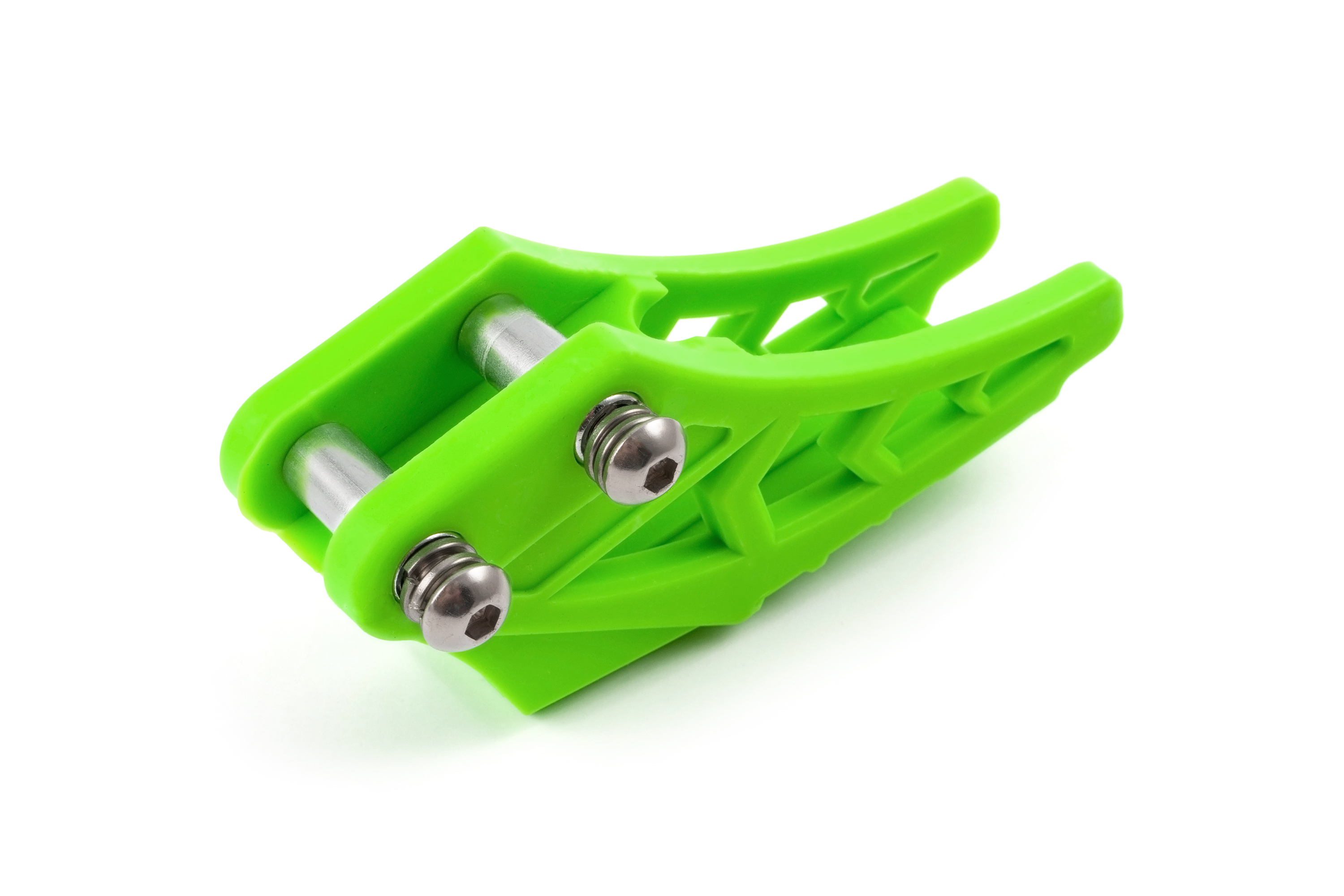 Успокоитель цепи (ловушка) для питбайка пластиковая универсальная зелёная