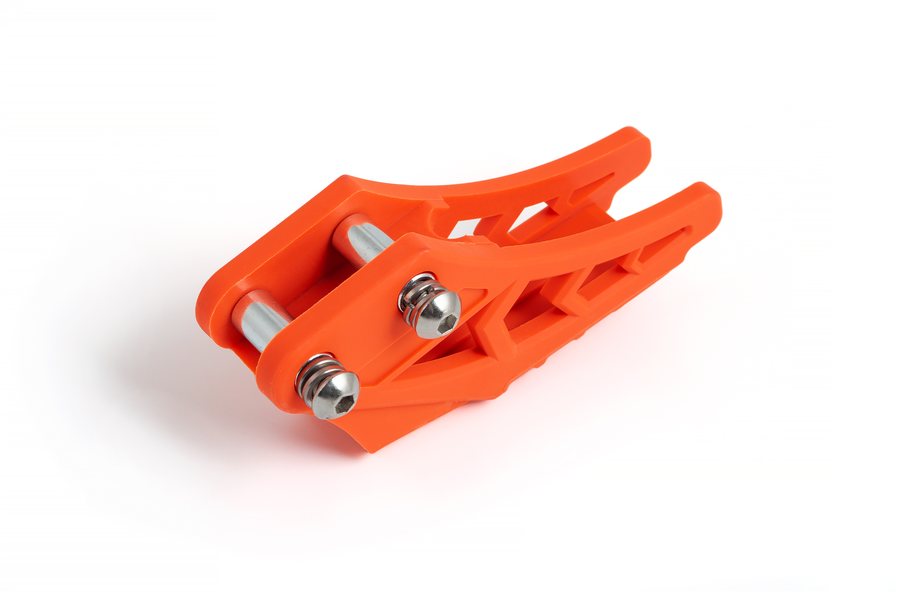 Успокоитель цепи (ловушка) для питбайка пластиковая универсальная оранжевая