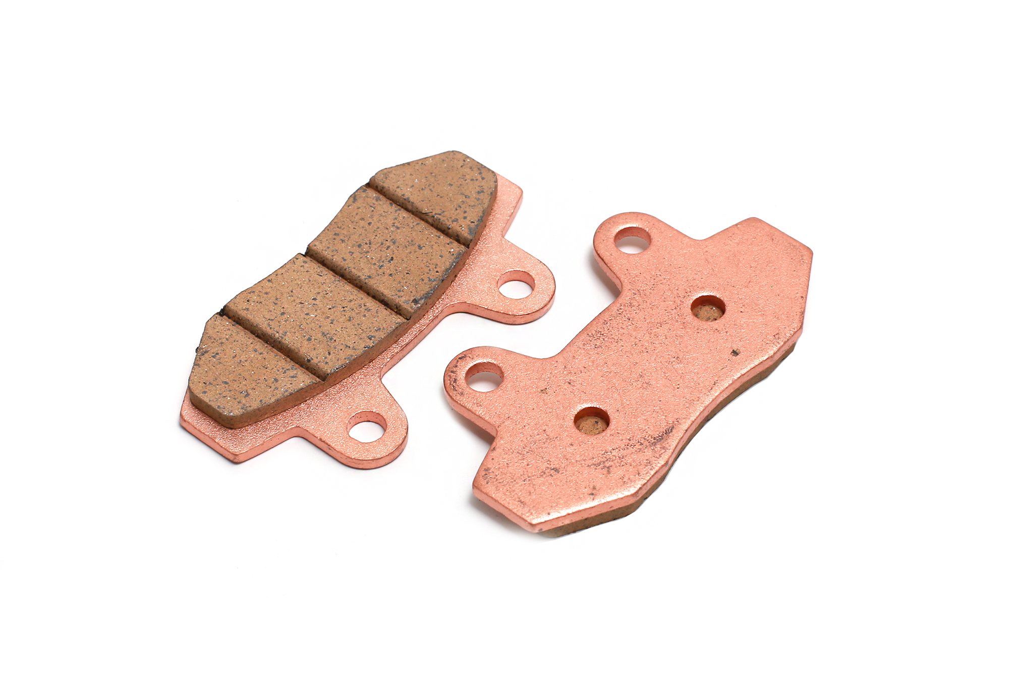 Колодки тормозные передние питбайк (двухпоршневые) медь