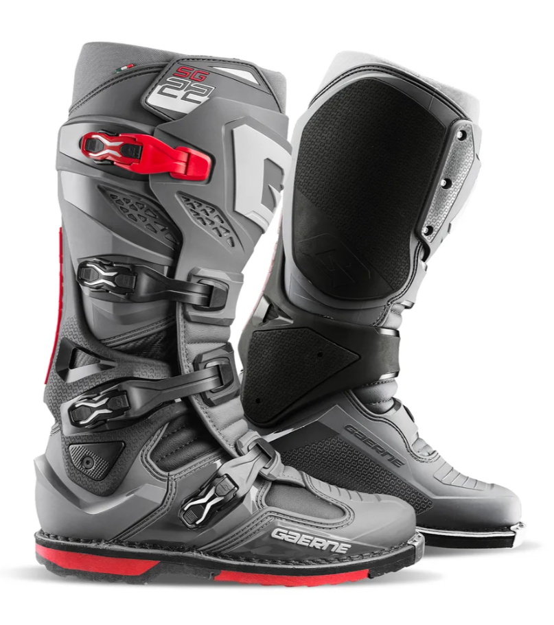 Мотоботы Gaerne SG-22 антрацит-черно-красные 43