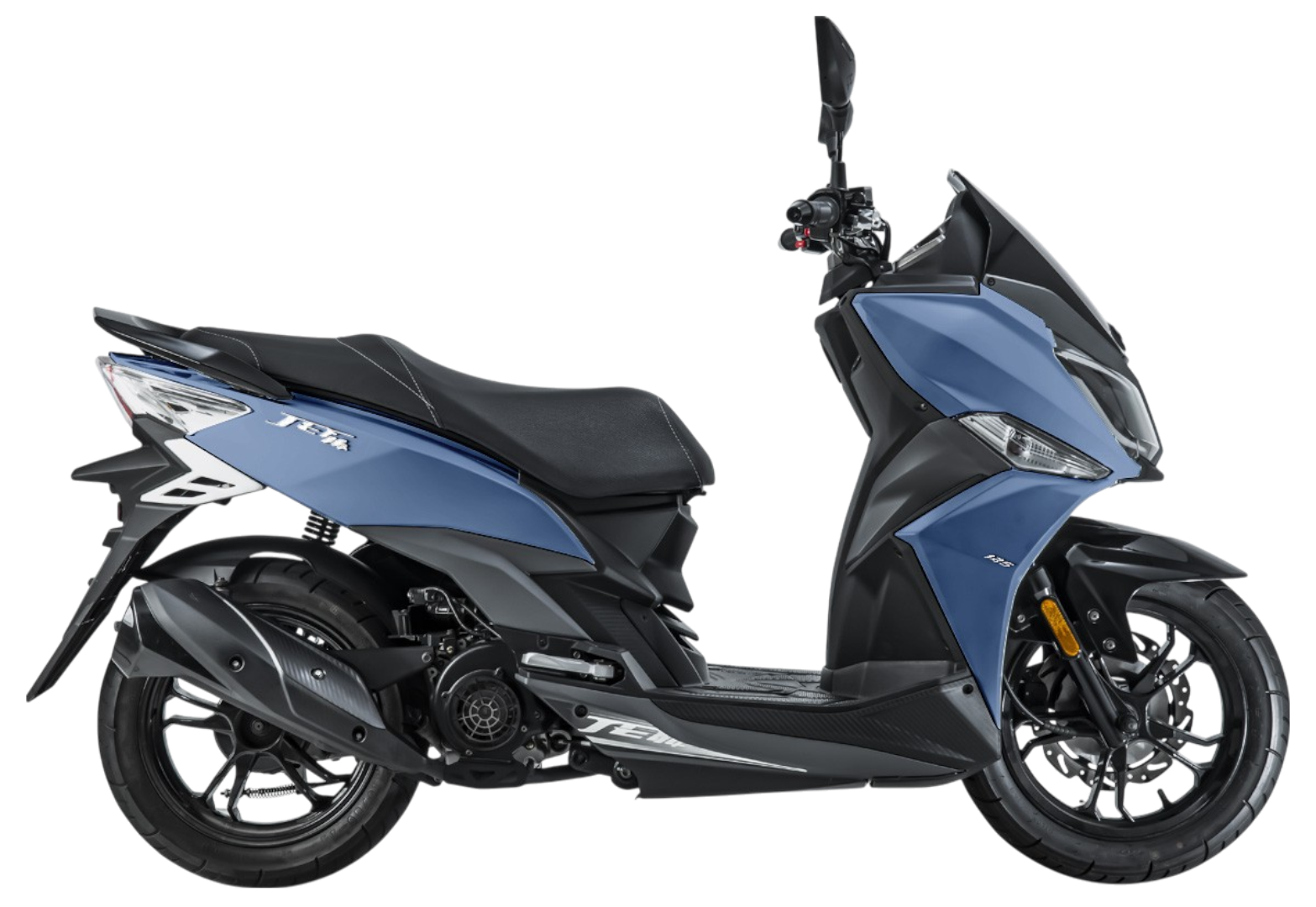 Скутер SYM Jet 14 200 матовый сине серый