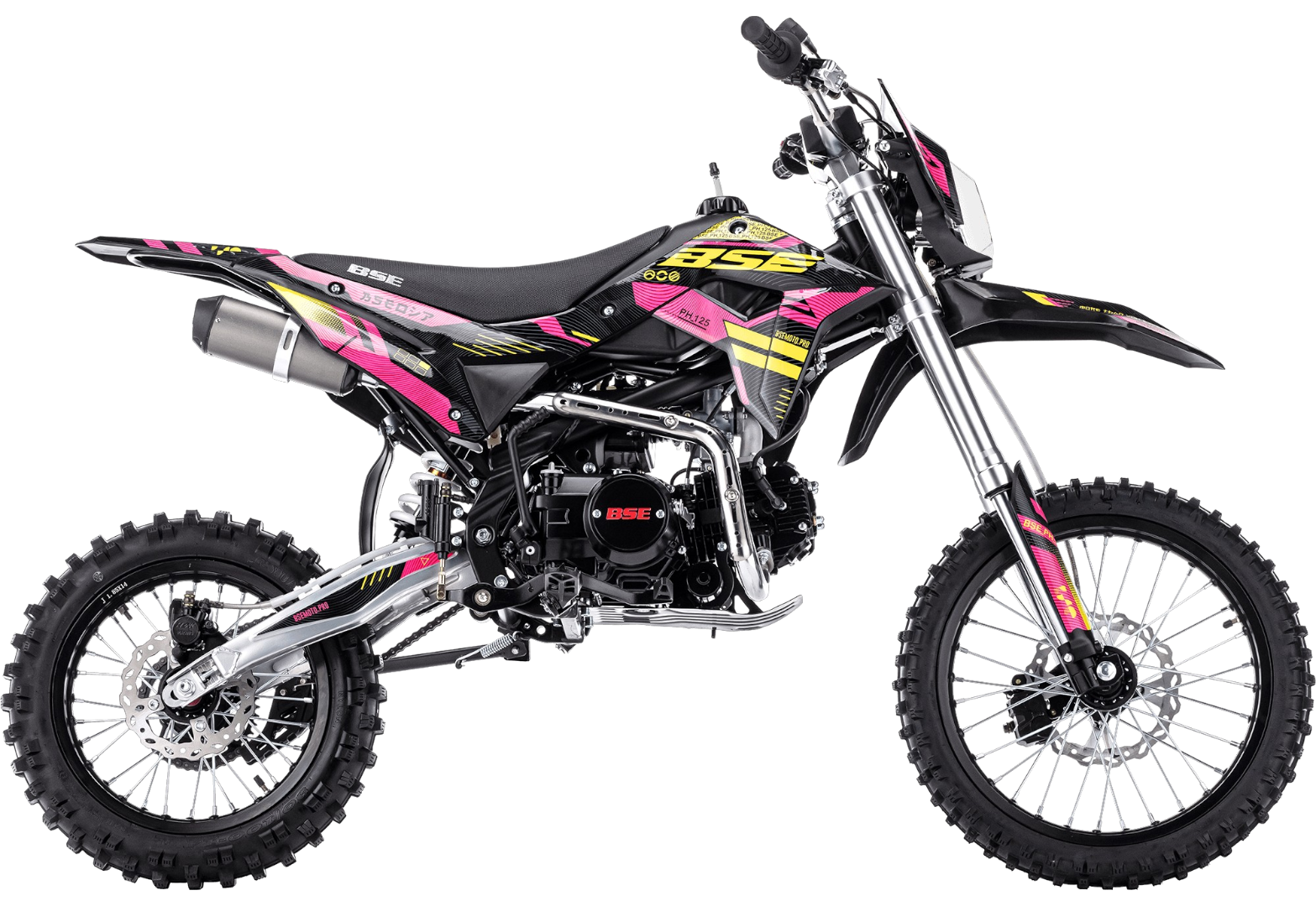 Питбайк BSE PH 125 17/14 AK47 Yellow (050)