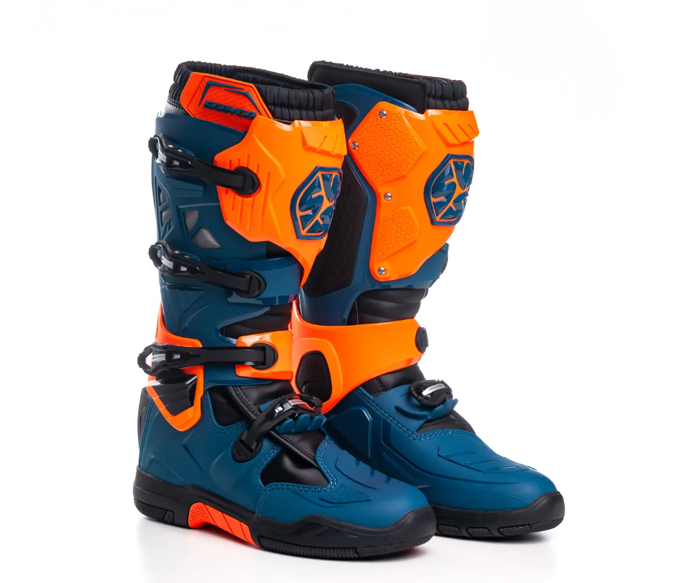 Мотоботы Scoyco MBM004 высокие оранжевые 43