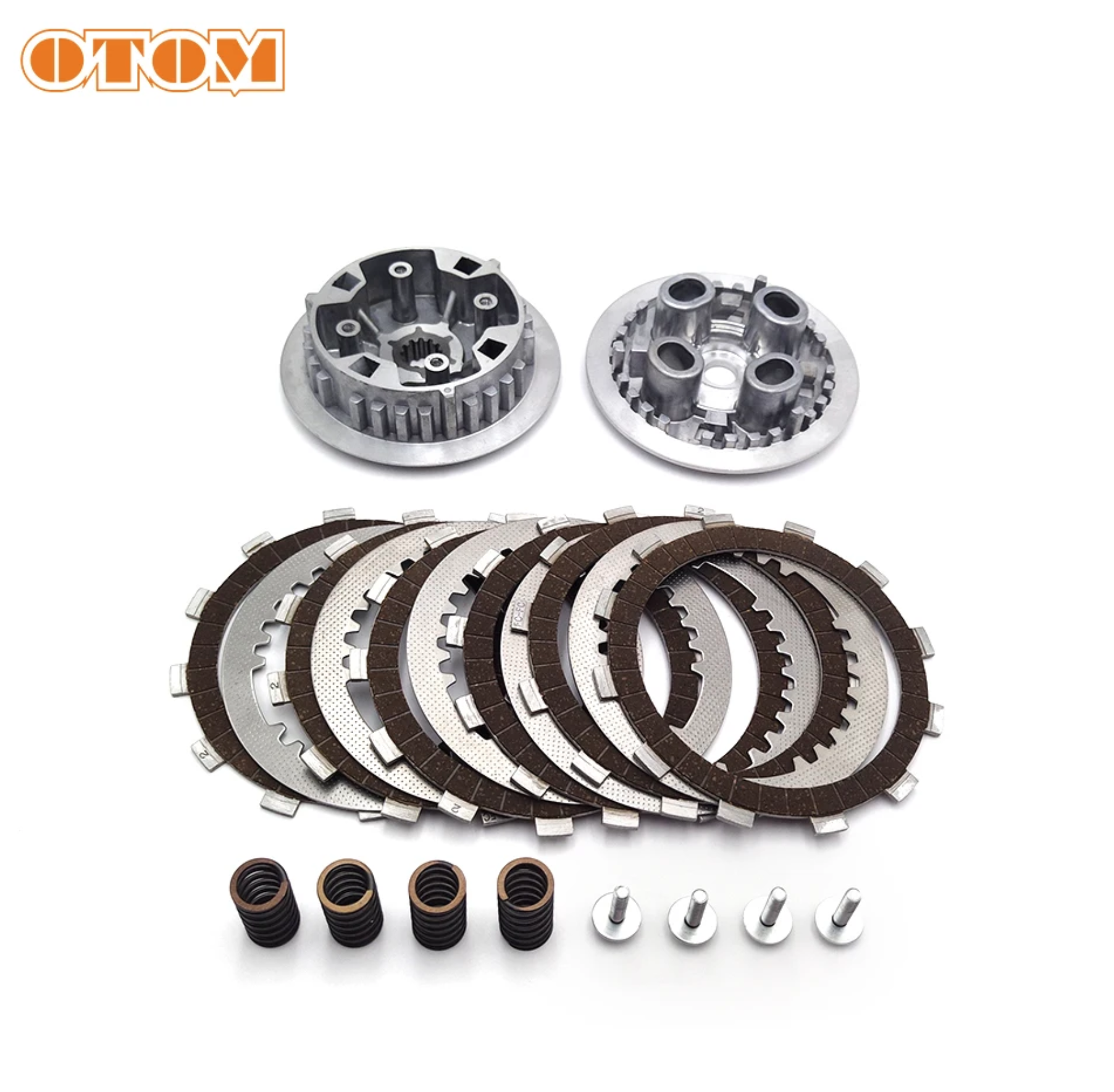 Корзина сцепления (внутренняя часть) в сборе + диски сцепления ZS177MM (NC250/NC300s) OTOM