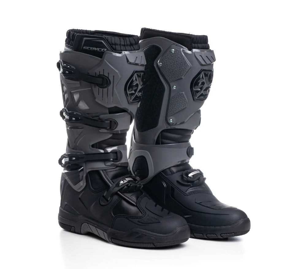 Мотоботы Scoyco MBM004 высокие серые 42