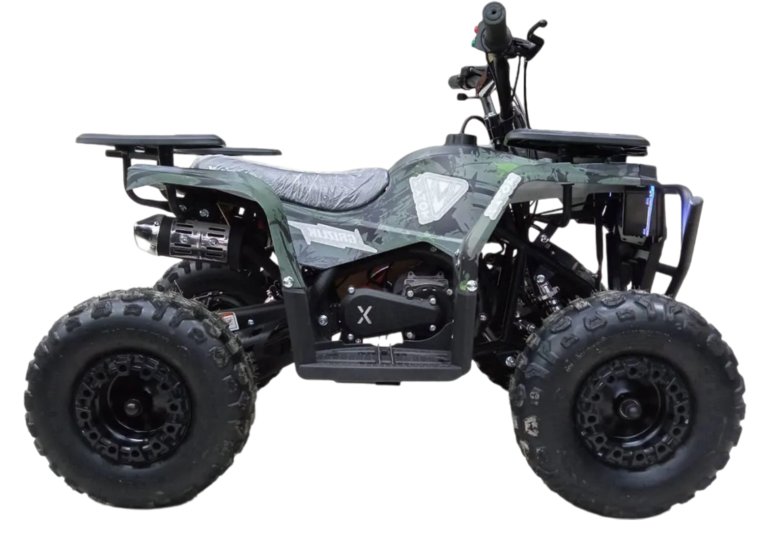 Детский бензиновый квадроцикл GRIZLIK MIDI ЕS BW с электростартером и родительским пультом