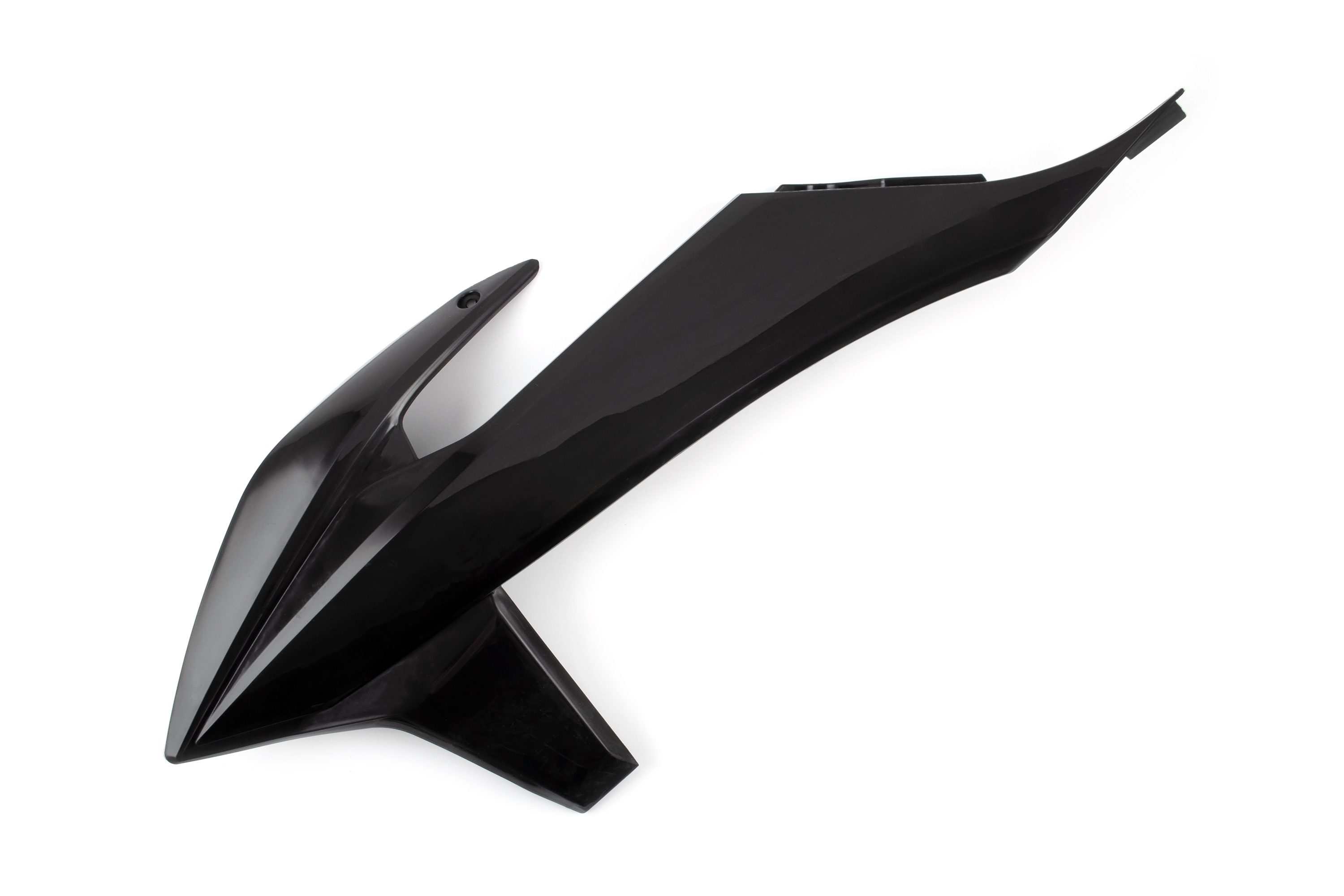 Обтекатель передний левый на эндуро KTM 20-23г. (рама К8) черный