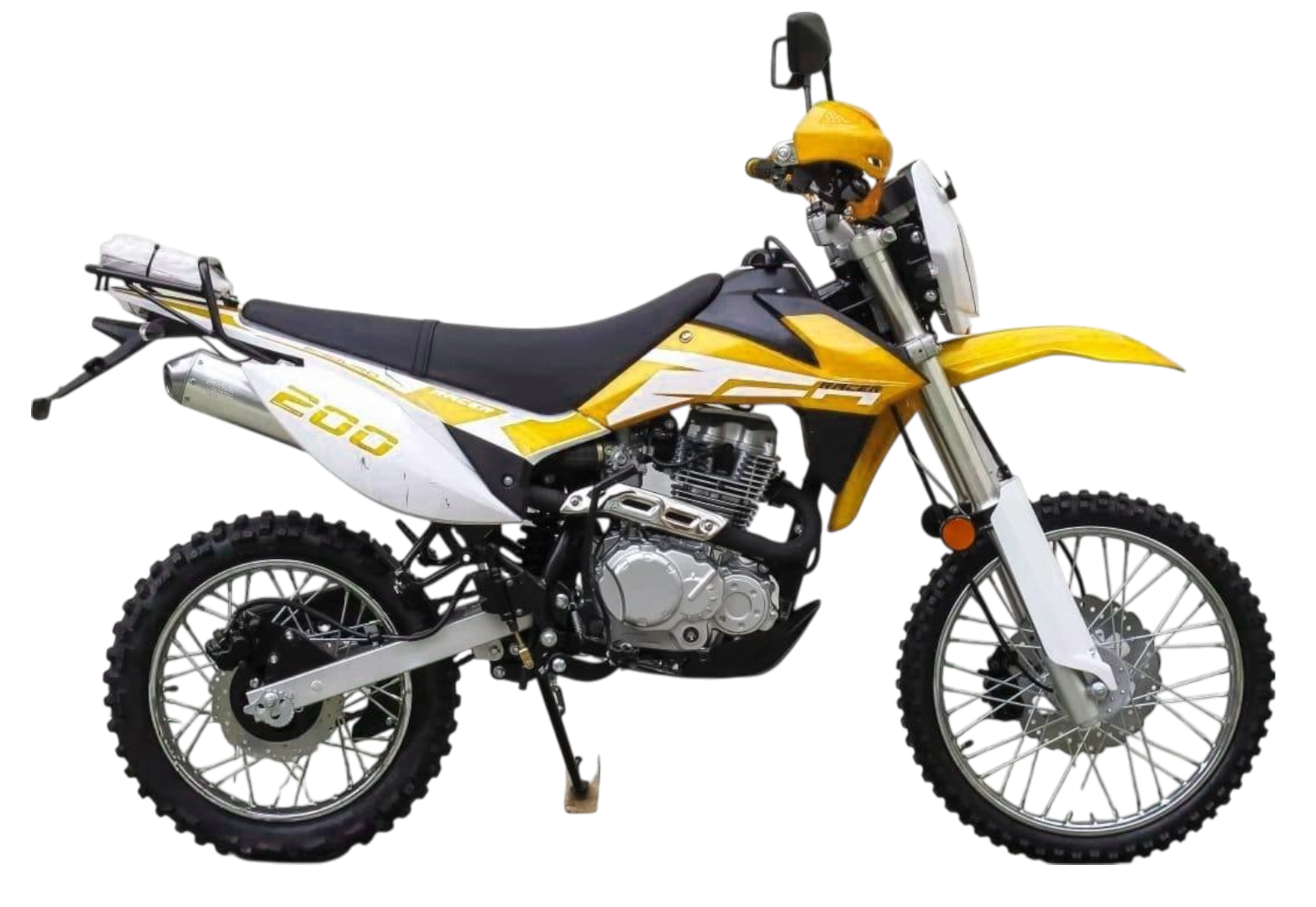 Мотоцикл Racer RC200GY-C2 Enduro (желтый) (Россия)