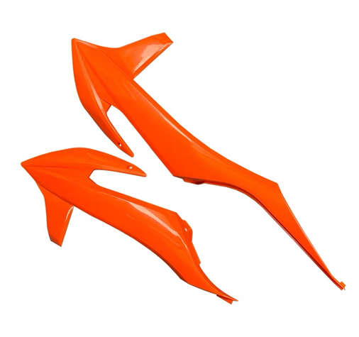 Пластик боковой передний (комплект) КТМ 19-20 оранжевый
