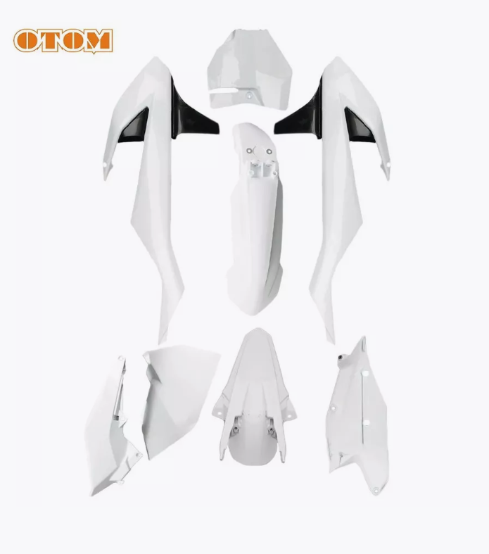 Комплект пластика OTOM KTM 16-18 /BRZ /Avantis (бело-черный)