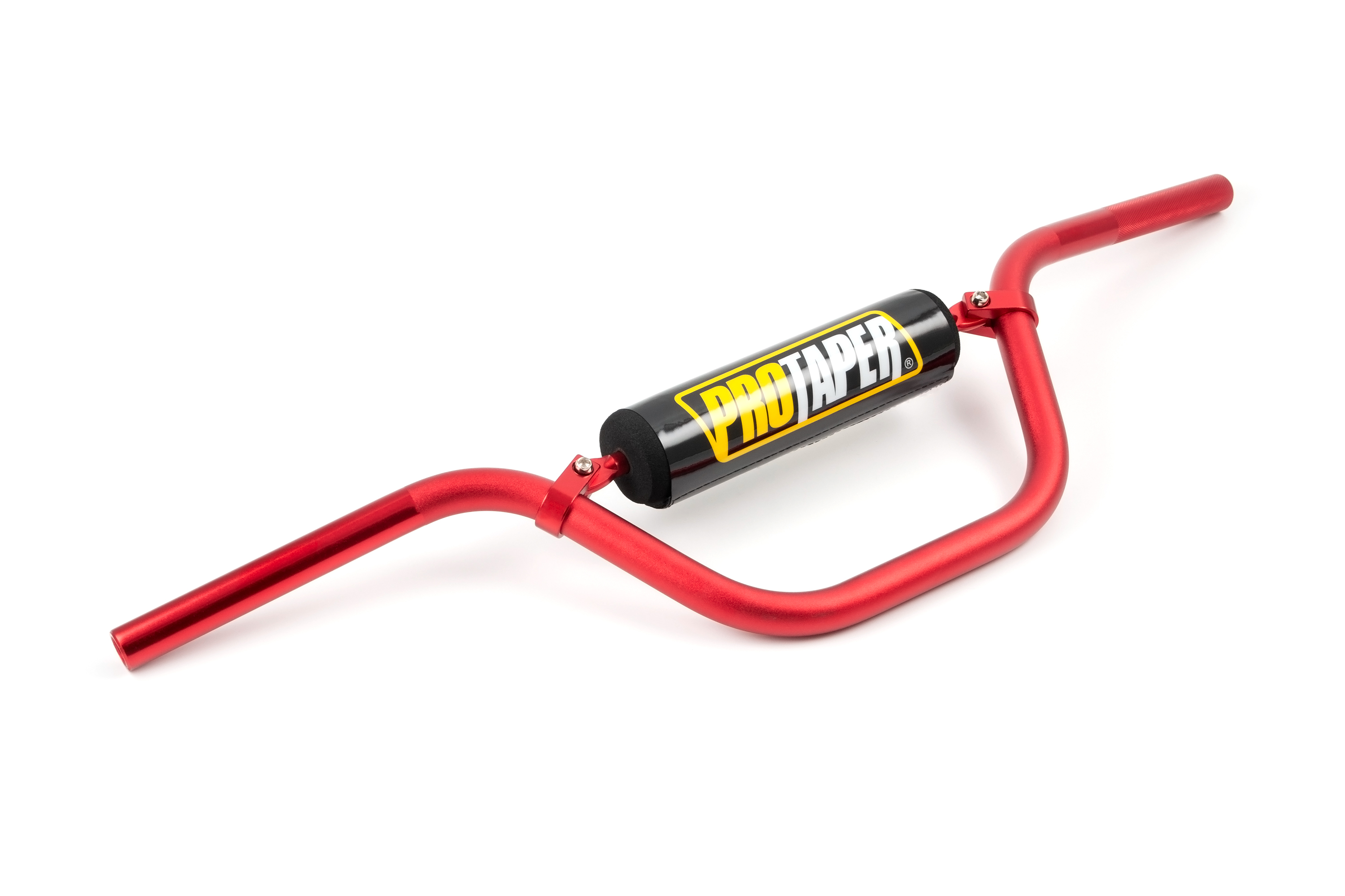 Руль для питбайка и мопеда (скутера) с перекладиной высокий PRO-TAPER 22мм алюминиевый красный