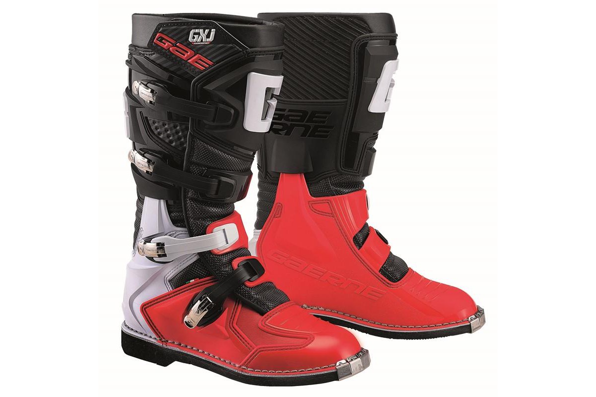 Мотоботы подростковые Gaerne GX-J черно-красные 36