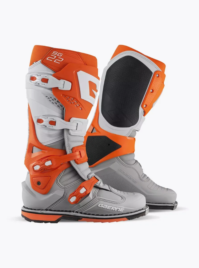 Мотоботы Gaerne GX-1 оранжево-белые 45