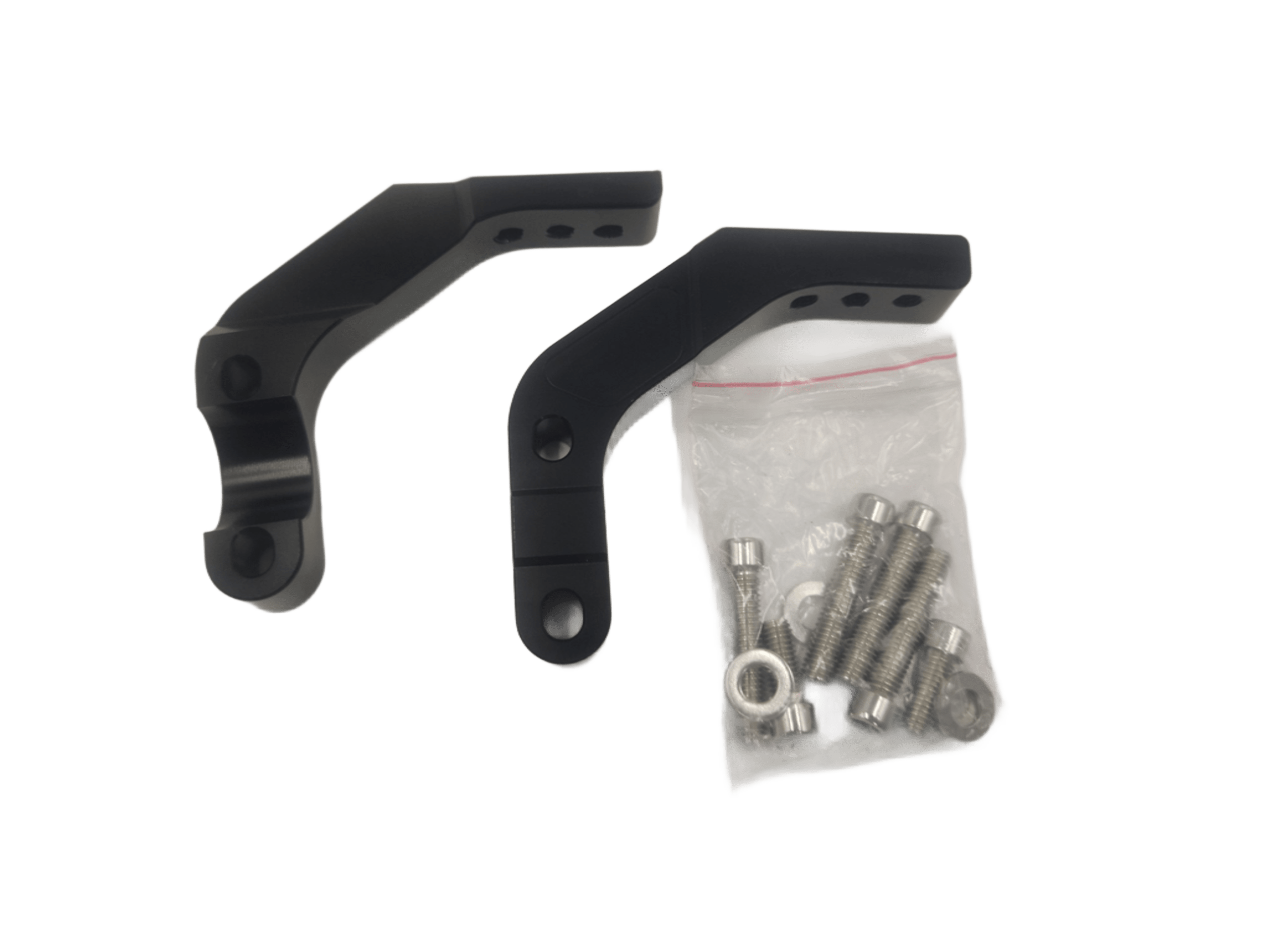 Кронштейны крепления защиты рук (к траверсе) CNC черные