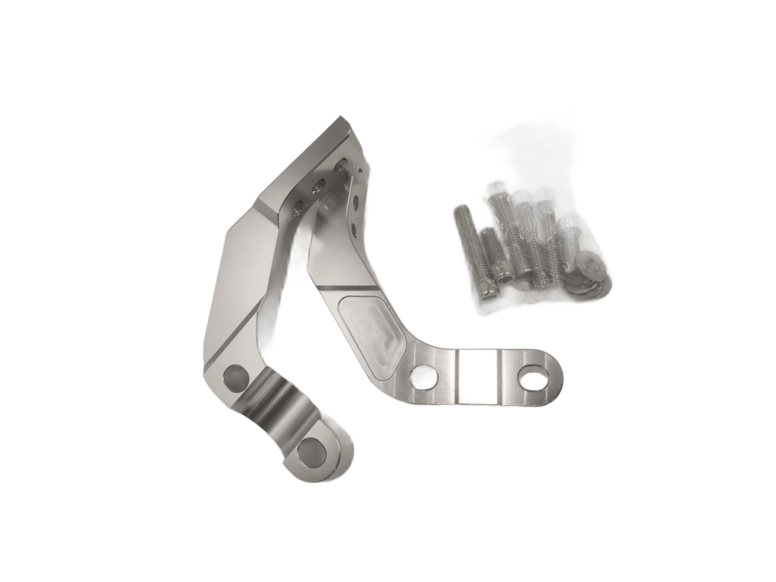 Кронштейны крепления защиты рук (к траверсе) CNC серые