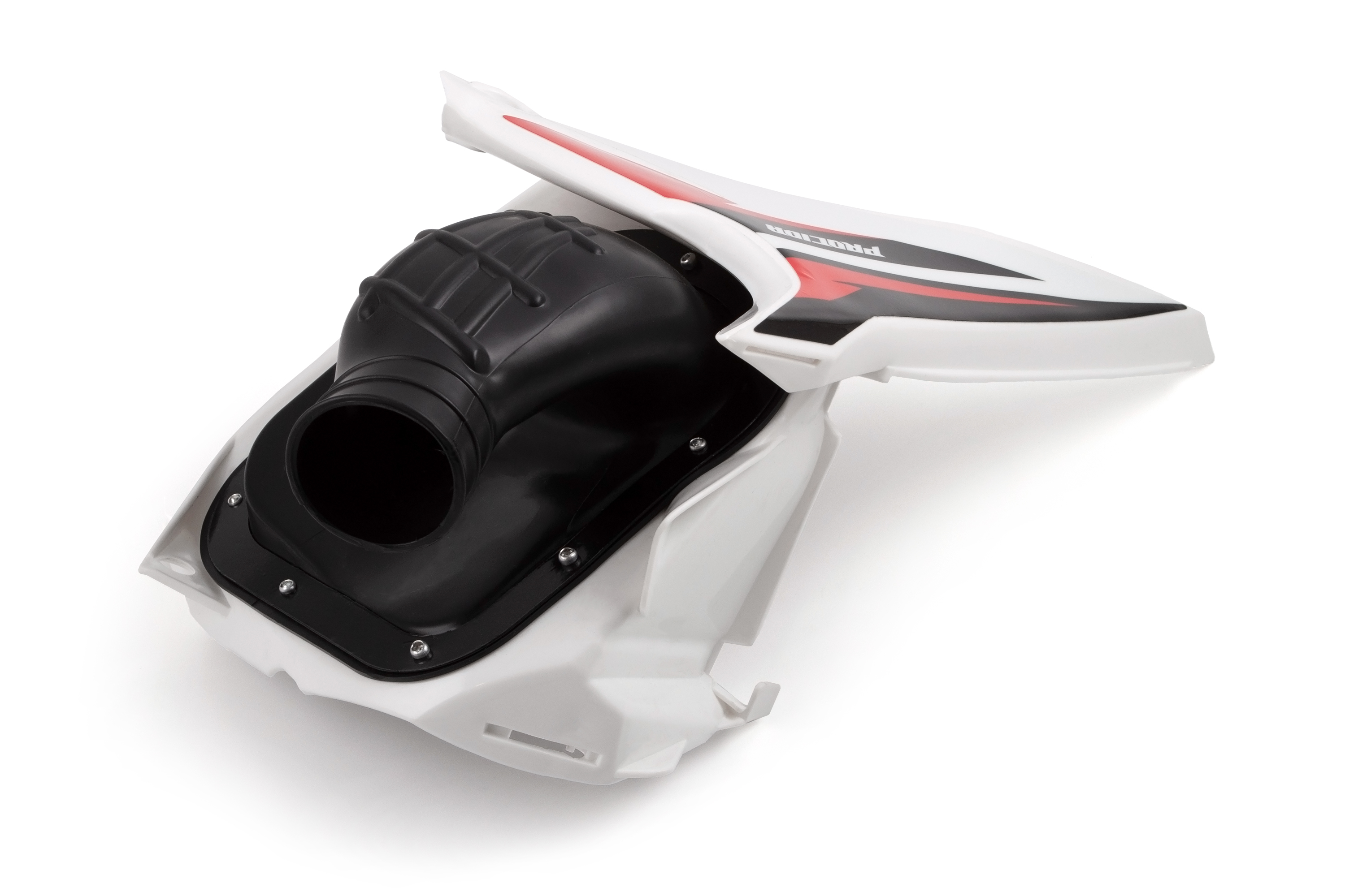 Корпус воздушного фильтра с патрубком на эндуро KTM SX85 13-16г. (рама К5) белый