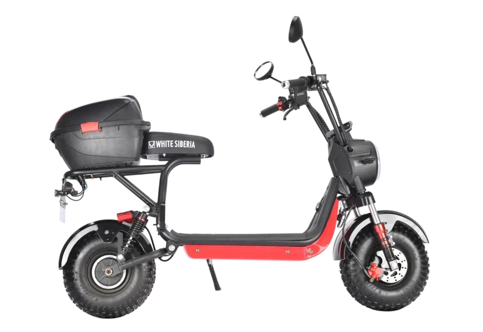 Электроскутер WHITE SIBERIA MINI R 2.0 1200W BLACK
