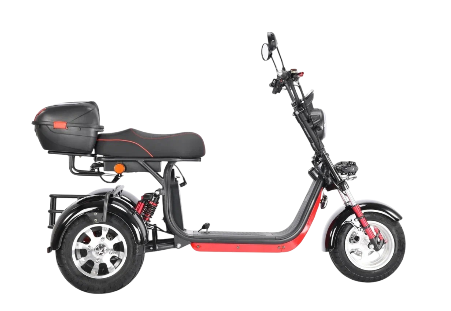Электротрицикл WHITE SIBERIA PRO TRIKE 3000W BLACK