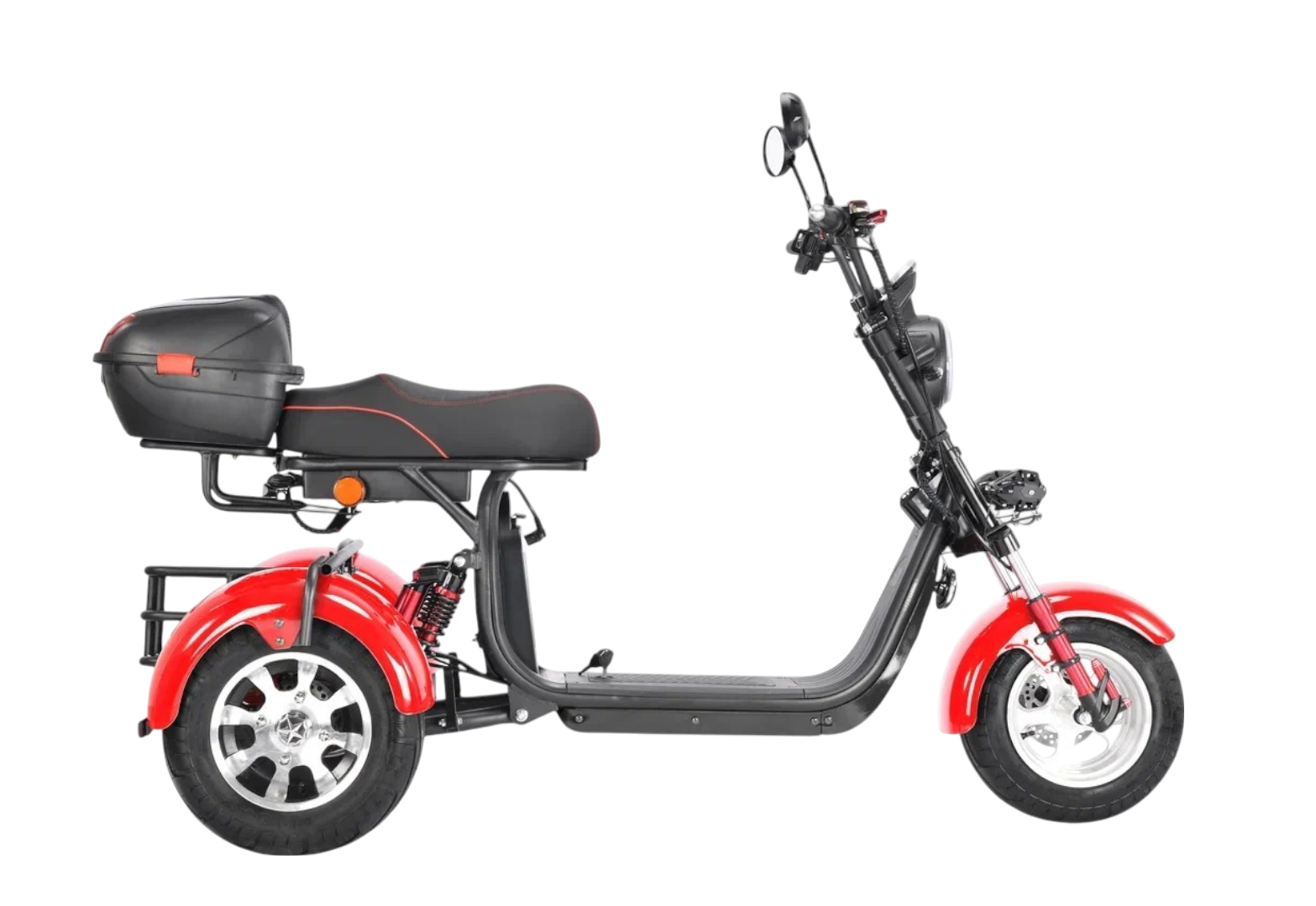 Электротрицикл WHITE SIBERIA PRO TRIKE 3000W RED