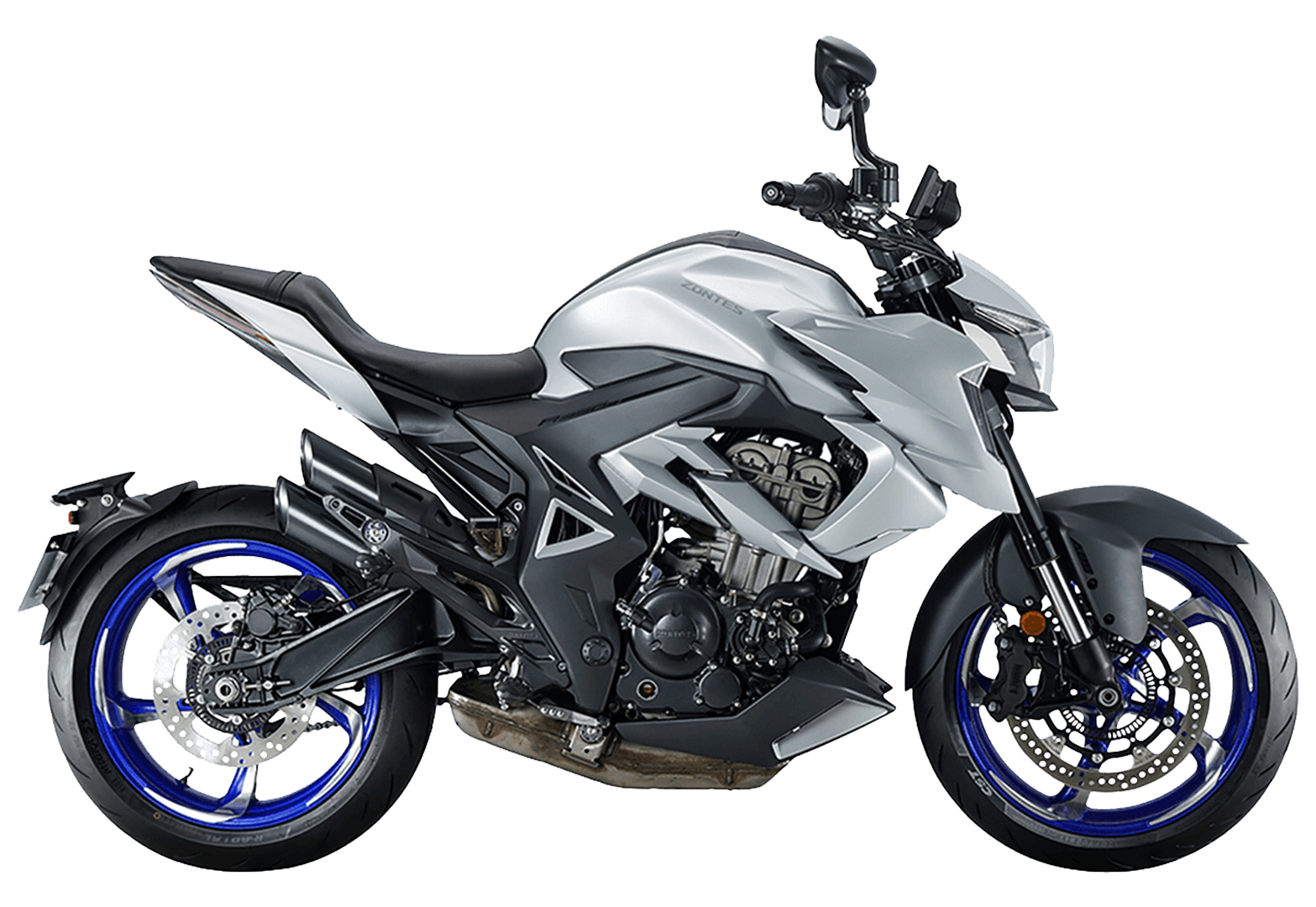Мотоцикл ZONTES ZT350-R (4T ZT184MP EFI) 17/17 ПТС Серебристый