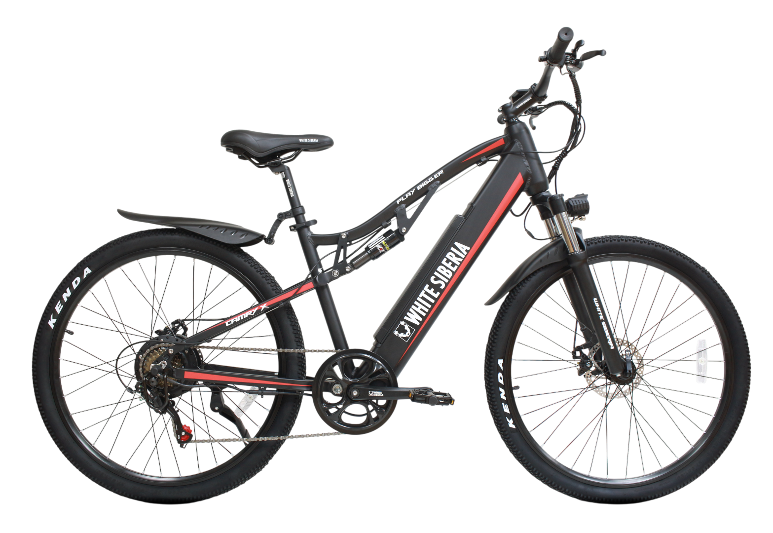 Электровелосипед WHTE SIBERIA CAMRY X Black Edition 500W