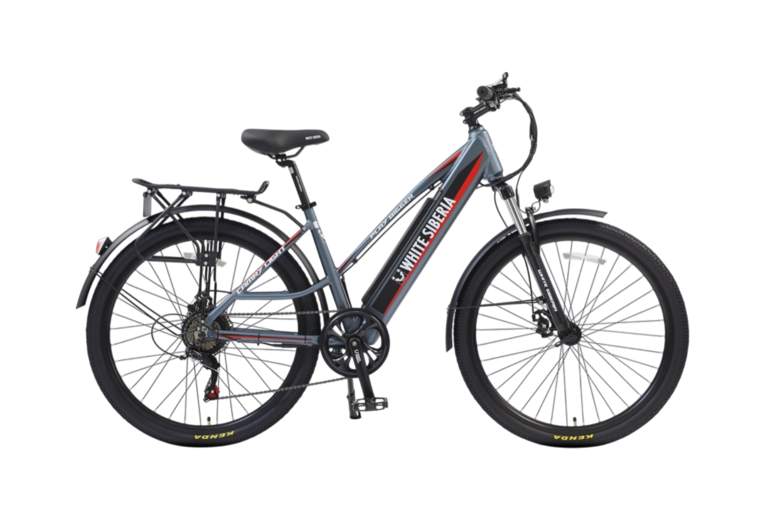Электровелосипед WHITE SIBERIA CAMRY LIGHT 500W (матовый синий)