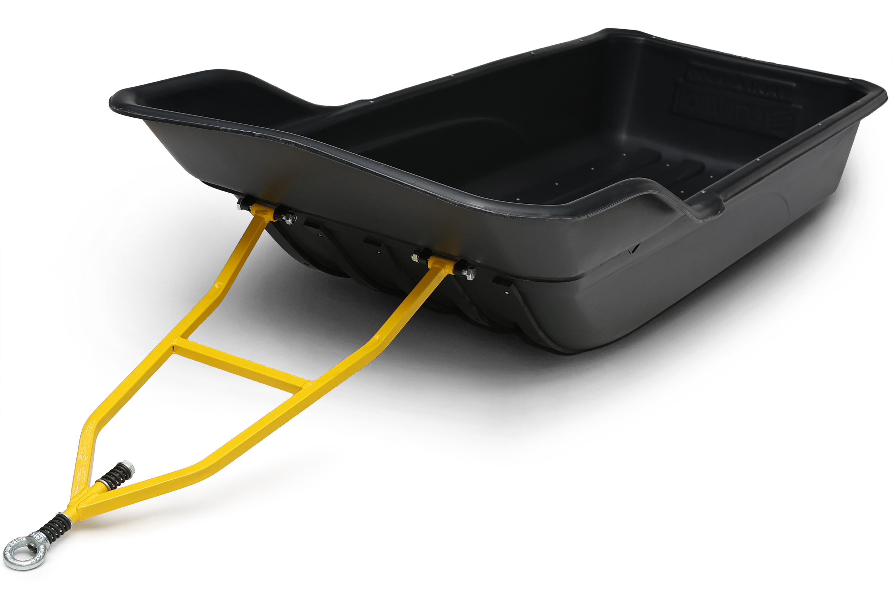 Сани волокуши с обвязкой, полозьями и отбойником Тайга-1900 (2100x860x490) для снегохода, мотобуксировщика, рыбалки, охоты. Ширина дна 550.